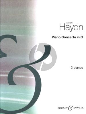 Haydn Concerto C-major Hob. XIV:4 Piano and Strings Reduction for 2 Pianos by John Andrewes (edited by G.Wertheim) (Two copies needed to perform)