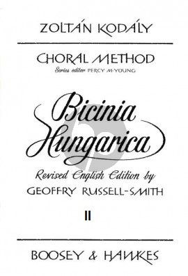 Kodaly Bicinia Hungarica Vol.2 60 Progressive two-part Songs (English Edition) (ed­i­ted by Geoffrey Russell-Smith)