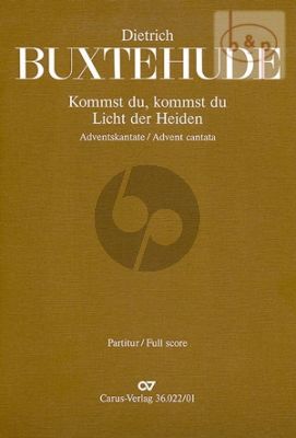 Kommst du, Licht der Heiden (BuxWV 66) (SSB- 2 Vi.- 2 Va.-Bass-Bc)