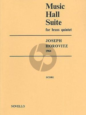 Horovitz Music Hall Suite Brass Quintet (Score) (1964)
