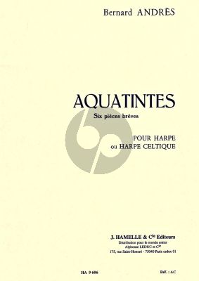 Andres Aquatintes pour Harpe (6 Pieces Breves)