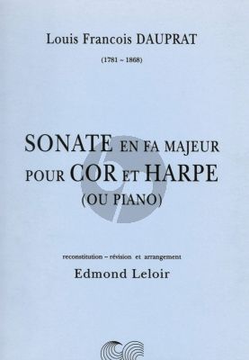 Dauprat Sonate F-major Horn [F] et Harp ou Piano (Edmond Leloir)