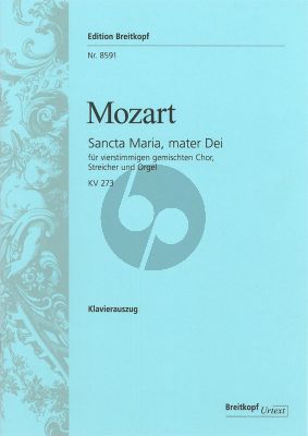 Mozart Sancta Maria Mater Dei KV 273 Klavierauszug