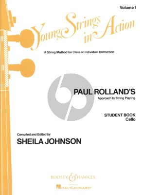 Rolland Young Strings in Action Vol.1 Cello - Student Book (edited by Sheila Johnson)