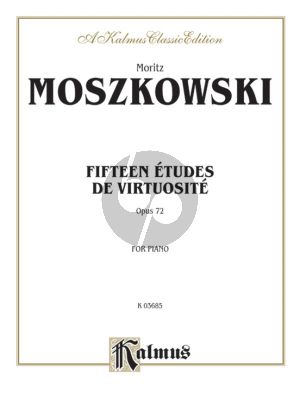 Moszkowski 15 Etudes de Virtuosite Op. 72 Piano