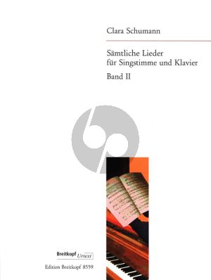 Schumann Samtliche Lieder Vol.2 fur Gesang (c'-a") und Klavier (edited by Draheim-Hoft)