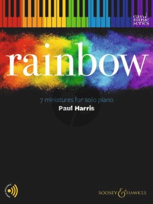 Harris Rainbow for Piano (7 Miniatures) (Book with Audio online)