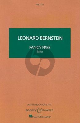 Bernstein Fancy Free for Orchestra Study Score (Ballet)