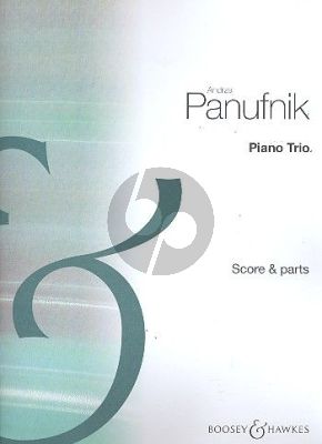 PaNUFNIK Piano Trio Op. 1 Violin-Cello and Piano (Score/Parts) ((1934, recon 1945, rev. 1985)