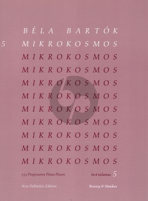 Bartok Mikrokosmos Vol.5 (Nos.122-139) Piano