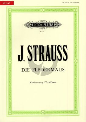 Strauss Die Fledermaus Klavierauszug (Joachim Freyer)