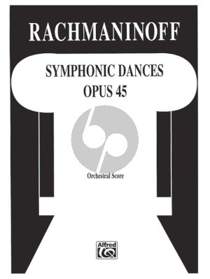 Rachmaninoff Symphonic Dances Op. 45 for Orchestra Study Score