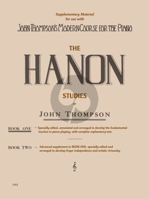 Thompson Hanon Studies Vol.1 for Piano