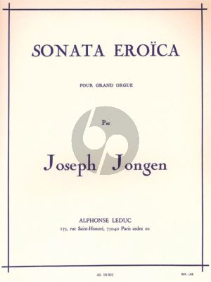 Jongen Sonate Eroica Op. 94 Organ