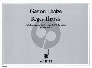 Litaize Reges Tharsis Orgel (Méditation sur l'offertoire de l'Epiphanie)