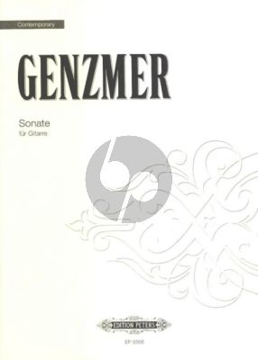 Genzmer Sonate GeWV 203 Gitarre (1985)