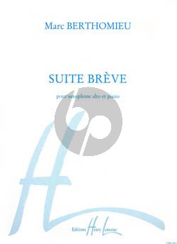 Berthomieu Suite Breve Saxophone Alto-Piano