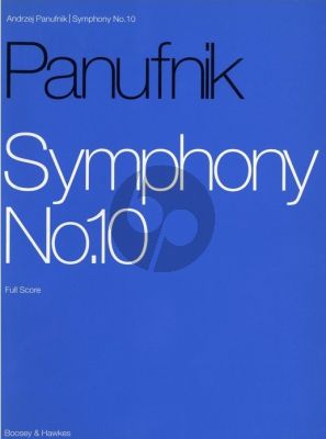 Panufnik Symphony No. 10 for Orchestra (Full Score)