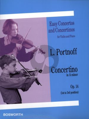 Portnoff Concertino a-minor Op.14 (1 - 3 Position) for Violin and Piano Nabestellen