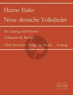 Eisler Neue Deutsche Lieder Gesang-Klavier