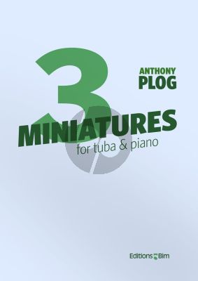 Plog 3 Miniatures for Tuba and Piano