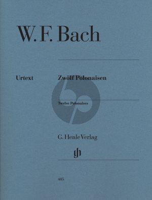 Bach W.Fr. 12 Polonaisen for Piano (edited by Andreas Bohnert) (Henle-Urtext)