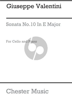 Valentini Sonata No.10 E-major Violoncello and Piano