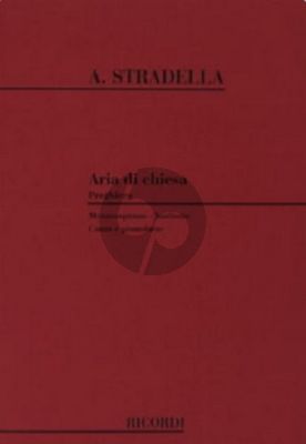 Stradella Aria di Chiesa - Preghiera for Mezzo Soprano or Bariton and Piano