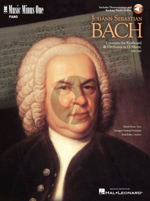 Bach Piano Concerto D-Minor BWV 1052 for Keyboard and Orchestra Book with Audio Online (includes Demonstration and Backing Tracks) (Pianist David Syme)