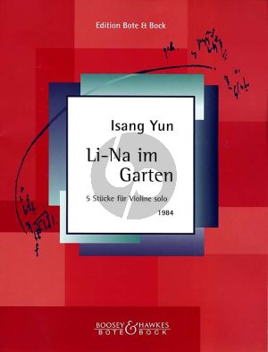 Yun Li-Na im Garten Violine solo (5 Stucke)