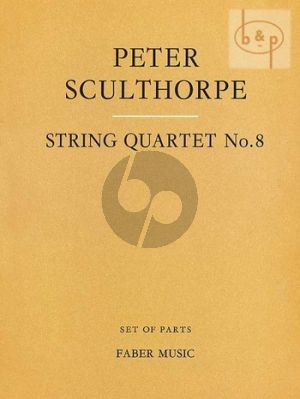 Quartet No.8 for 2 Violins, Viola and Violoncello Set of Parts