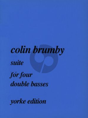 Brumby Suite for 4 Double Basses (Score/Parts)