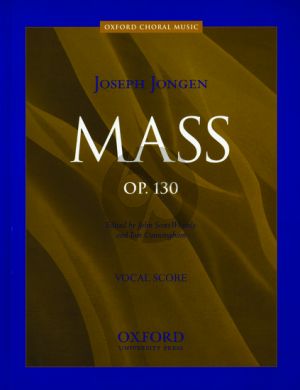 Jongen Mass Op.130 SATB-Organ Vocal Score