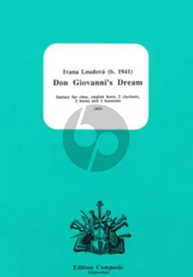 Mozart Don Giovanni's Dream (Fantasy) for Oboe, Engl.Horn, 2 Clarinets in Bb, 2 Horns in F and 2 Bassoons Score and Parts