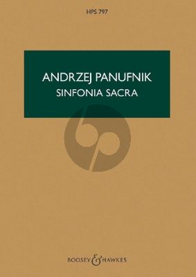 Panufnik Sinfonia Sacra (Symphony No. 3) Study Score