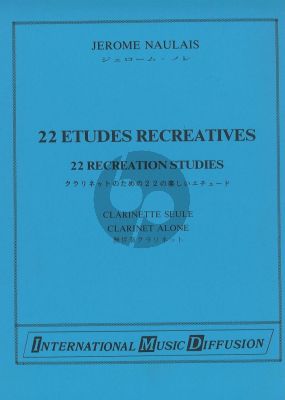 Naulais 22 Etudes Recreatives pour Clarinette