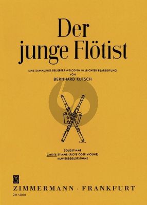 Kutsch Der Junge Flotist Flote und Klavier (2e Flötestimme)