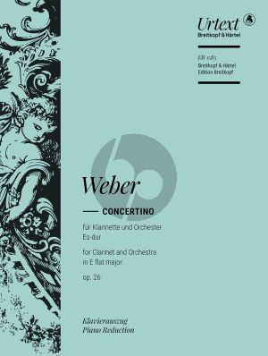 Weber Concertino Es-dur Op.26 (J.109) Clarinet-Orchestra (piano reduction) (Hausswald/Hermann)