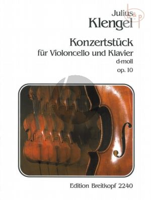 Konzertstuck d-moll Op.10 Violoncello-Orchester Ausgabe Violincello und Klavier