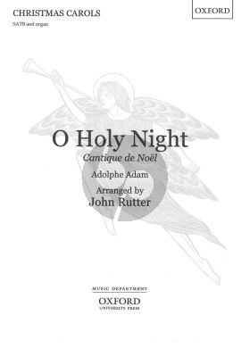 O Holy Night SATB-organ (arr. John Rutter)