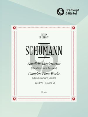 Schumann Klavierwerke Vol. 7 (Clara Schumann) (herausgegeben von Wilhelm Kempf)