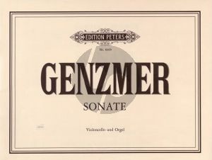 Genzmer Sonate GeWV 418 Violoncello und Orgel (1974)