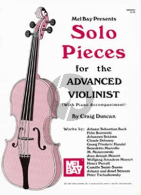 Solo Pieces Advanced Violinist Violin-Piano