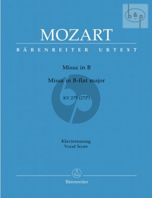 Missa B-flat major KV 275 (272b) (Soli-Choir- Orch.) (Vocal Score)