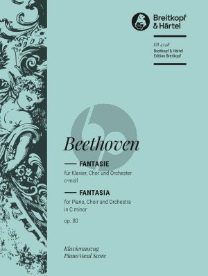 Beethoven Fantasie c-moll Opus 80 Piano-Chorus-Orchestra (Vocal Score by Xaver Scharwenka) (edited by Clive Brown)