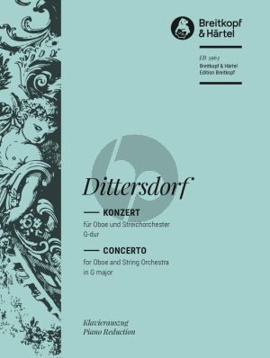 Dittersdorf Konzert G-dur Flöte-Streicher und Bc (Klavierauszug) (Günter Rhau)