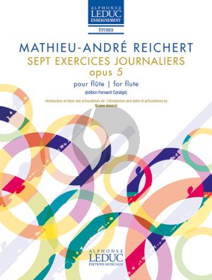 Reichert 7 Exercises Journaliers Op.5 pour Flute (Edition Ferdinand Caratgé)