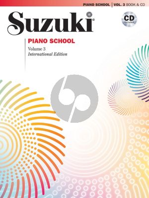 Suzuki Piano School Vol. 3 Book with CD (international edition)