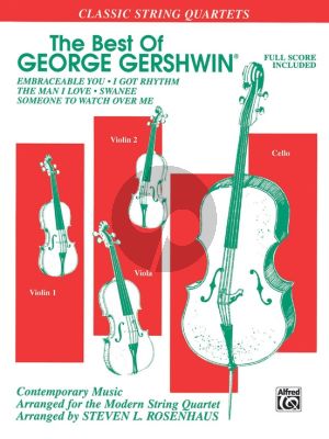 The Best of Gershwin for String Quartet (Score/Parts)