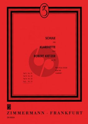 Kietzer Schule für Klarinette Komplett